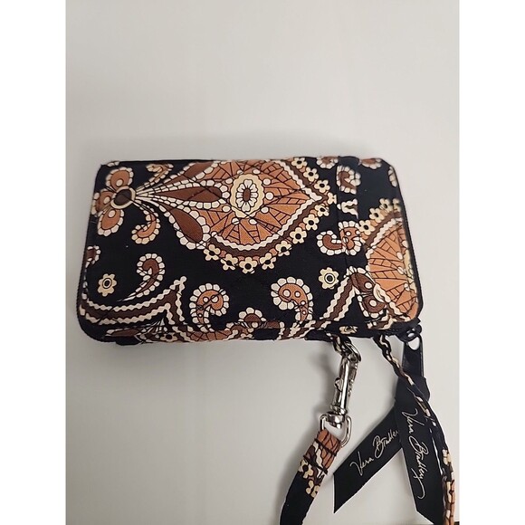 Vera Bradley Handbags - Vintage Vera Bradley "Caffe Latte" Brown Paisley Wallet - Retired 2008